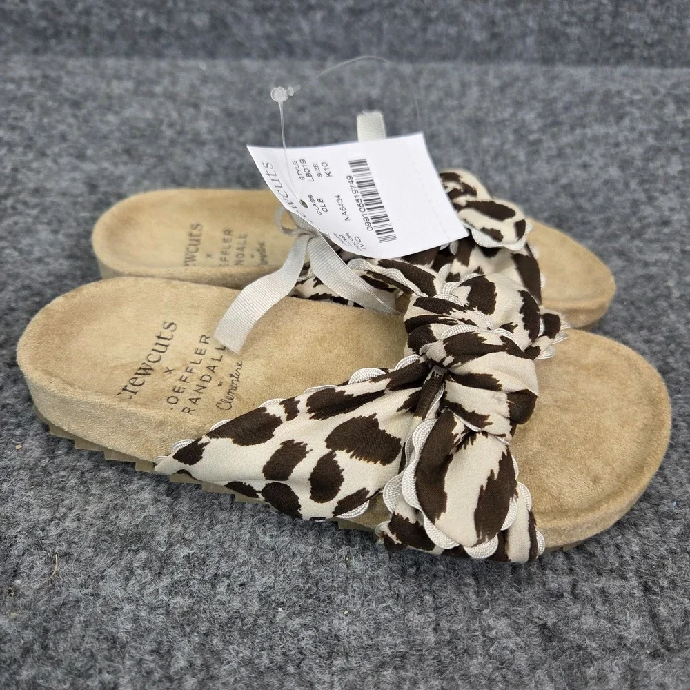 Girls' crewcuts J Crew X Loeffler Randall by Clementine slides leopard print k10